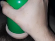Toy milks cock
