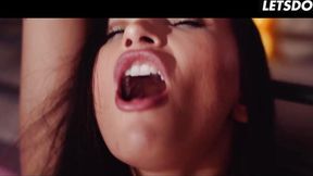 Orgasmic Lesbian Affair with Shy Step Sisters Full Scene