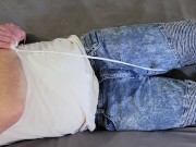 ___ tied me up on the bed and left me there for hours, with NO BATHROOM BREAKS!