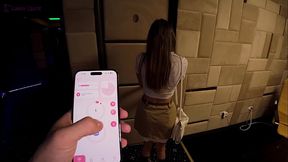 He Took Control Of My Vibrator On A Date And Give Me Multiple Orgasms