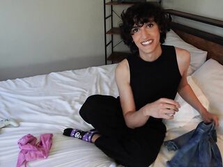 Femboy Step Bro Bubblz Gets Clothed Like A Hotty & Screwed After Losing Game