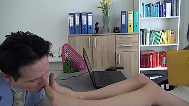 The new job with the dominant boss!