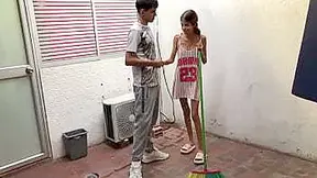 My Stepsister Insists On Fucking Her And I Fill Her Mouth With Cum