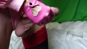 Masturbating and Ejaculating in Cosplay Outfit