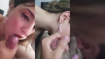 Chupandole la pija y tragandome la leche de uno de mi BABYS - DivinaMaruuu