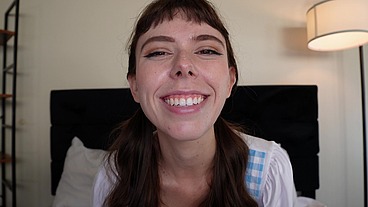 Brunette Beauty Krystal Palmer Cosplays as Dorothy & Gets Creampied