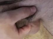 Finger inside my nuts until I cum