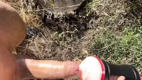 Fucking my cum filled Flashlight