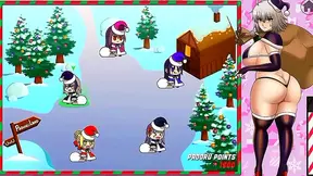 Busty Player Gets Lost in Pleasure During Hot Hentai Game Adventure