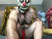 Evil Clown Whipped Cream Foot Worship POV