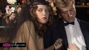 Blowjob by a Blonde and a Brunette