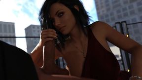 MILF Anna Giving Blowjob and Boobjob to Her Colleague Cock