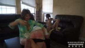 Step-Mom and Step-Daughter Bust the Pool Guy - MP4