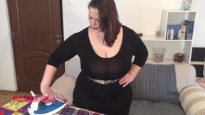 The perfect big tits BBW body