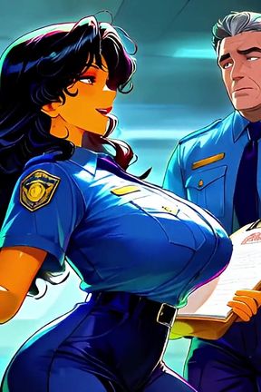 Undercover Police MILF Transformed Into Creampie Slut by Three Men