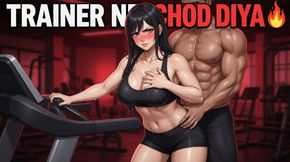 Gym Trainer Ne Shaadi-Shuda Priya Ki Chut Faad Di   Hardcore Gym Sex