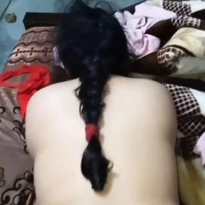 POV Aunty saw her nephew masturbating !