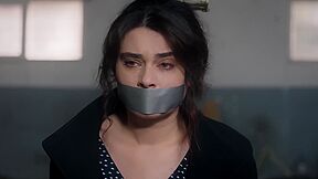 Turkish Actress Yagmur Sahbazova Tape Gagged Again