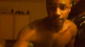 Ebony Model Arick Shows Off His Dick