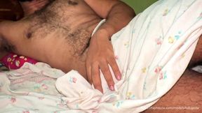 Hairy Uncut Asian Monster Cock - Thick Curve, Dirty Soles, Huge Cumshot