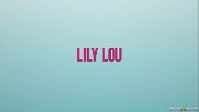 Black tattooed Lily Lou sucks cock at the glory hole