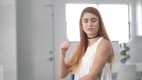 Tiny Pamela Morrison gets an oiled up pussy massage