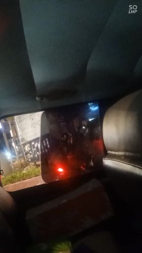 Daring and risky wank in the backseat during a text drive