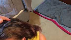 18 Year Old Sucking Stepdads Cock Tits Out POV