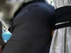 Dress Clothes Dildo Ride using my man cunt