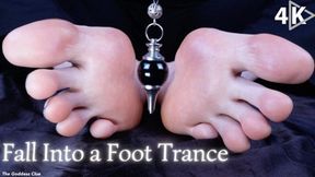 Fall Into a Foot Trance - 4K - The Goddess Clue, Mesmerize, Pendant Induction, Mental Domination, Foot Domination and Foot Slave Training