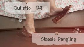 Juliette_RJ Classic Dangling for you with slave in chastity watching DANGLING - FOOT FETISH - CUM COUNTDOWN - THICK LEGS