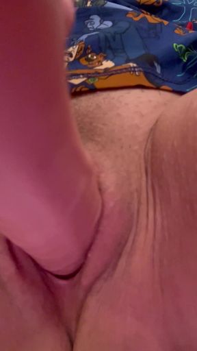 Watch it glide in and out of pussy hole