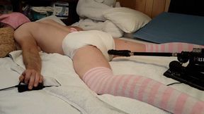 Dirty Diaper Dildo Squish and Spank