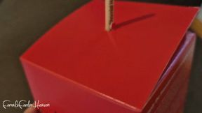 I caught him jerking off while snacking