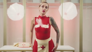 Nurse in latex