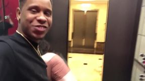 BBC BlowJob In Elevator And HallWay We Were Super