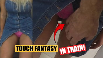 Stranger Touching my Panties Under my Mini Dress in Metro Subway | A fantasy of mine has Come True