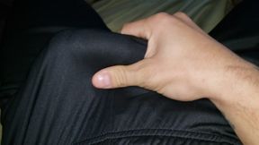 Stroking off in roommates bed while he's at work