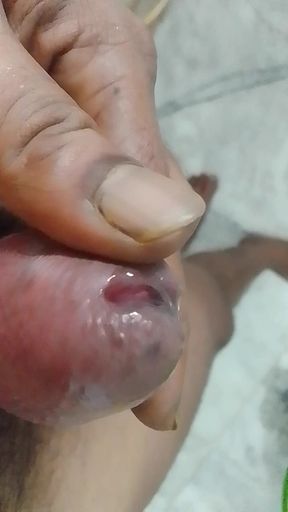 Desi Balck cock masturbation.