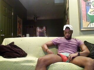 CAUGHT! Roommate caught wanking by bear and then see what happens!!