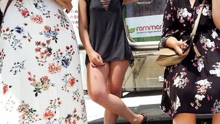 Braless Lover shows Huge erected nipples