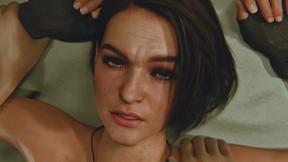 ”Watch her snatch squirt from the splash zone!”