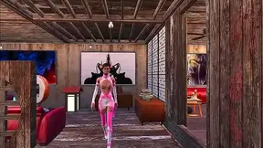 Busty Brunette Brings Fallout 4 Cosplay to Life in Sultry Anime Encounter
