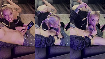 Using Your Cock For Amusement Becomes a Drooling Throatjob Video (Full Video)