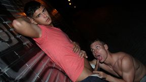 Drago Lembeck Fucks Kinky Tourist Marty in Public Park Encounter