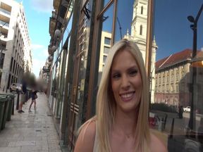 P134g04 Picked up a Sexy Hungarian Blonde Beauty Found on a European Street Corner and Invited Her to His Room