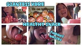 GIANTESS - HEALTHY SNACKS - TINY HUMANS VORE