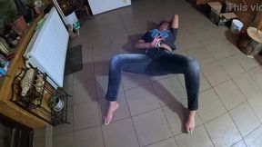 Housewife gets a deep throat facial and sloppy cum on her tangas