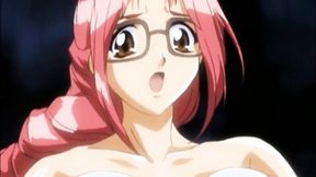 ”Big big breasted anime beautiful babe gets beaver licked”