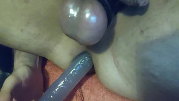 double cock ring and 8 inch dildo